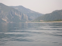 Turquie plage de chimera Olympos le 8 Mai 2010