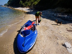 Grèce plage de Stavros le 03 Juin 2010