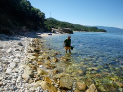 Grèce plage de Stavros le 03 Juin 2010