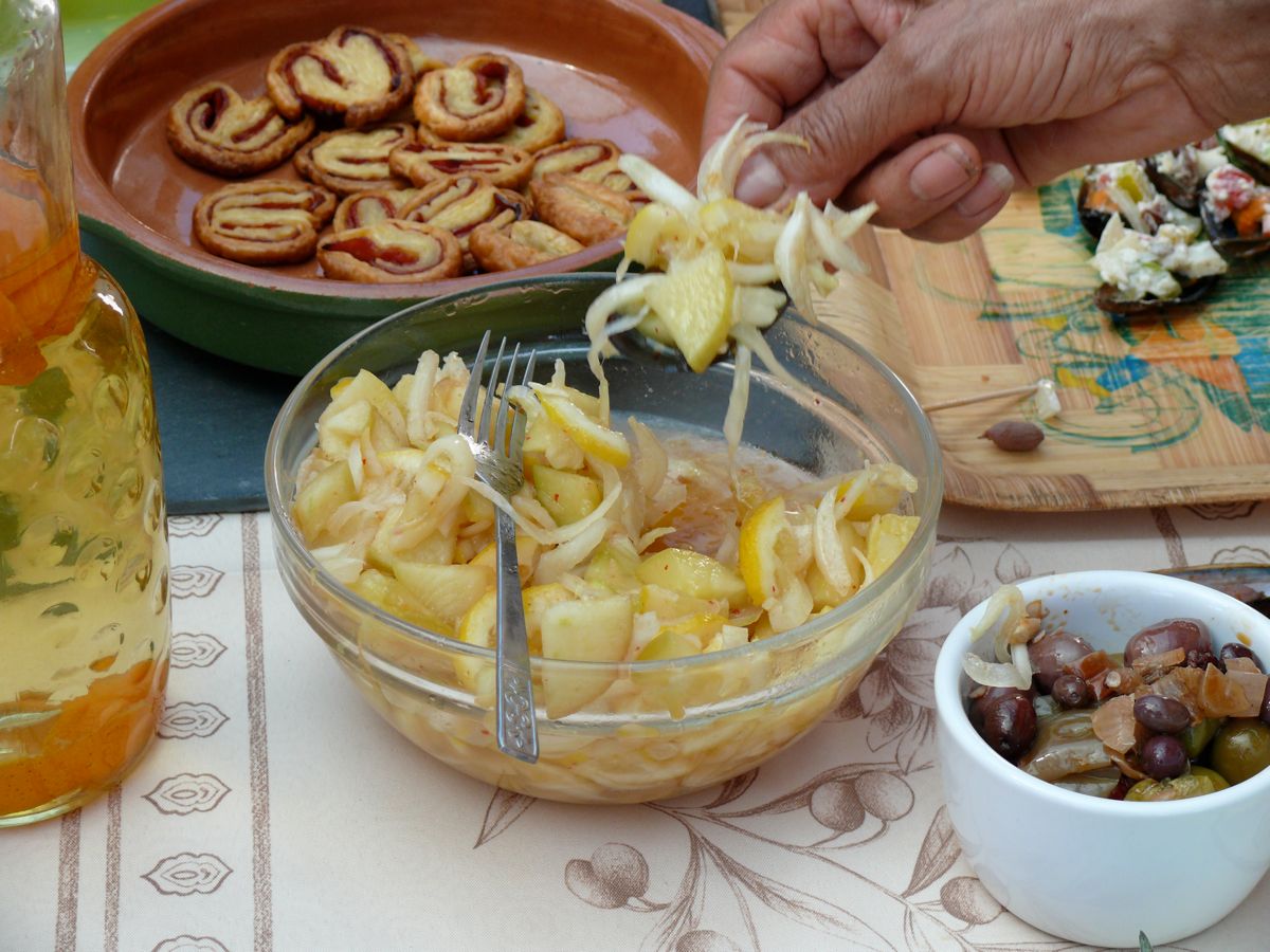 Salade de citrons, spécialité de la tata Andrée...