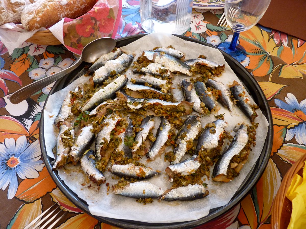 sardines à la grémolata,