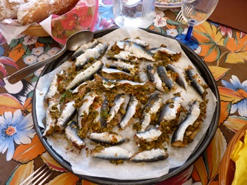 sardines à la grémolata,