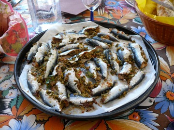 sardines à la grémolata,